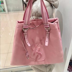 YSL Canvas pink Bag